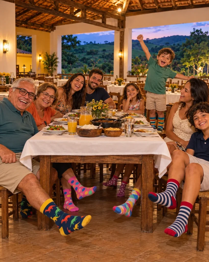 Jantar da Meia Maluca — Resort Recanto do Teixeira - All Inclusive, perto de SP.